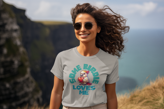 Some birdie loves me Cockatoo t shirt Unisex Ultra Cotton Tee