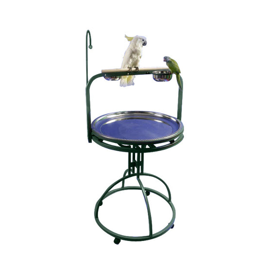 Bird, Parrot Play Stand with Toy Hook 28" Diameter